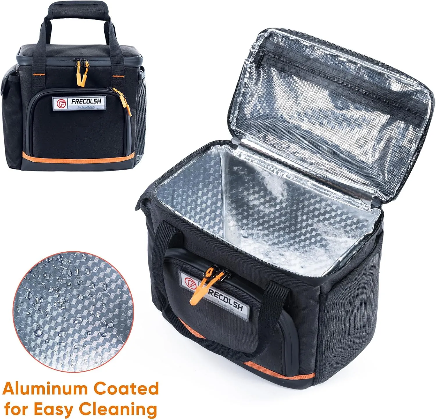 Travel Carrying Case Compatible with Jackery Explorer 300/240/160, Portable Power Station Storage Case with Water- proof Bottom and Front Pockets for Jackery Accessories Solar Generator