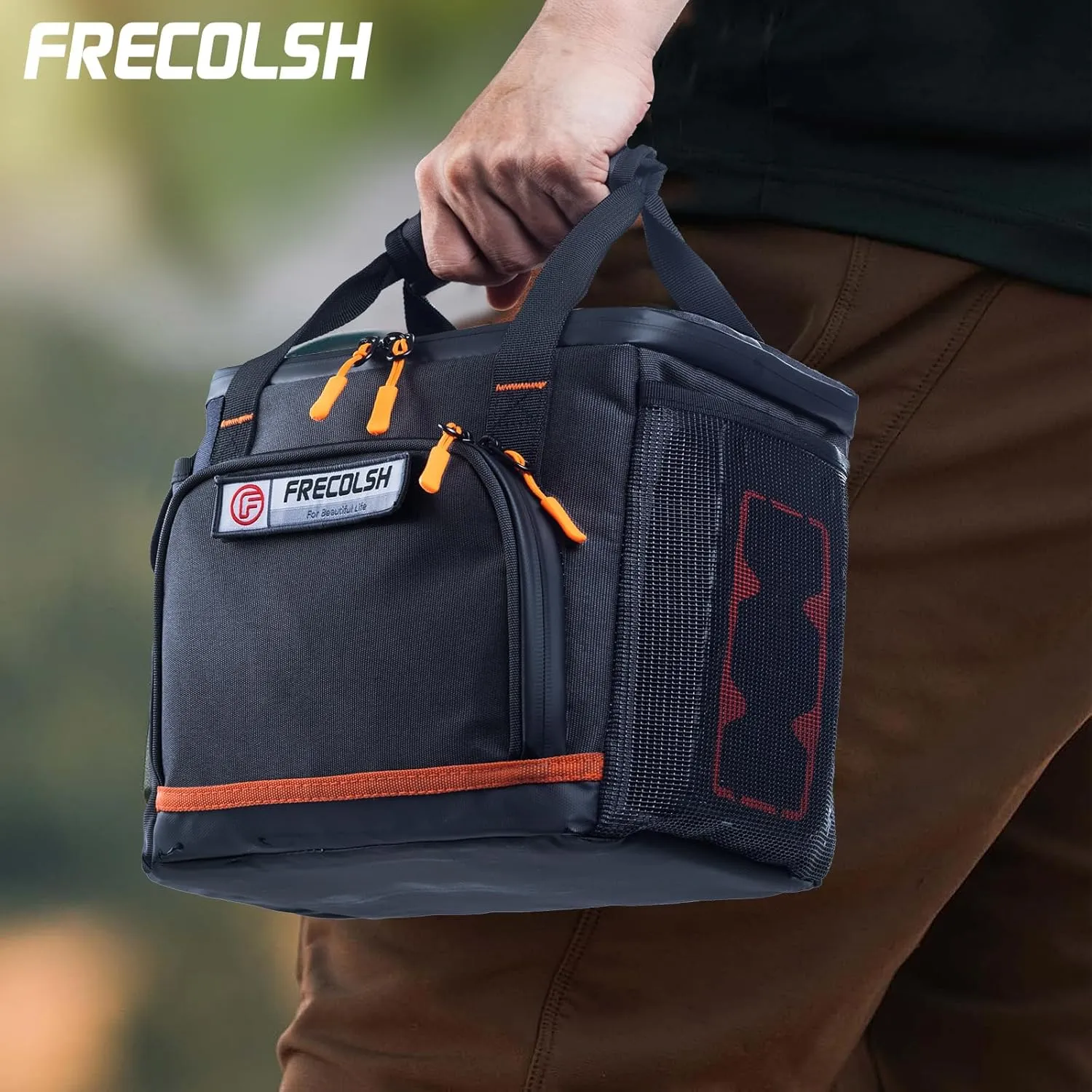 Travel Carrying Case Compatible with Jackery Explorer 300/240/160, Portable Power Station Storage Case with Water- proof Bottom and Front Pockets for Jackery Accessories Solar Generator
