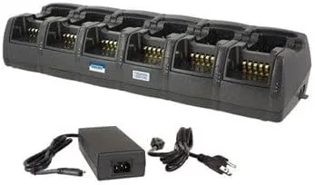 Twelve Bay Rapid Vehicle Charger for Kenwood KNB-L2 Rechargeable Two Way Radio - Dual Pod Design
