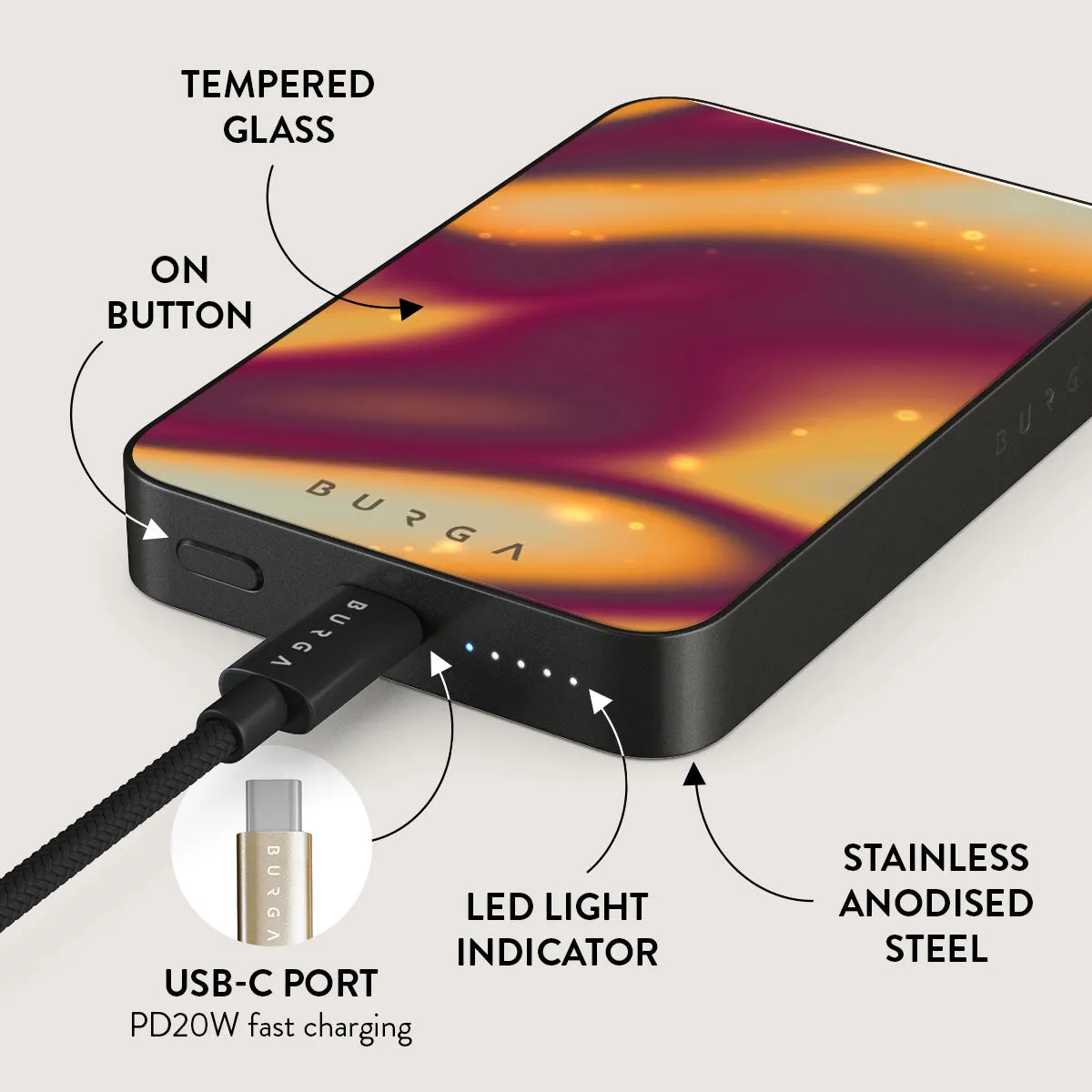 Twin Flame - Magnetic Power Bank