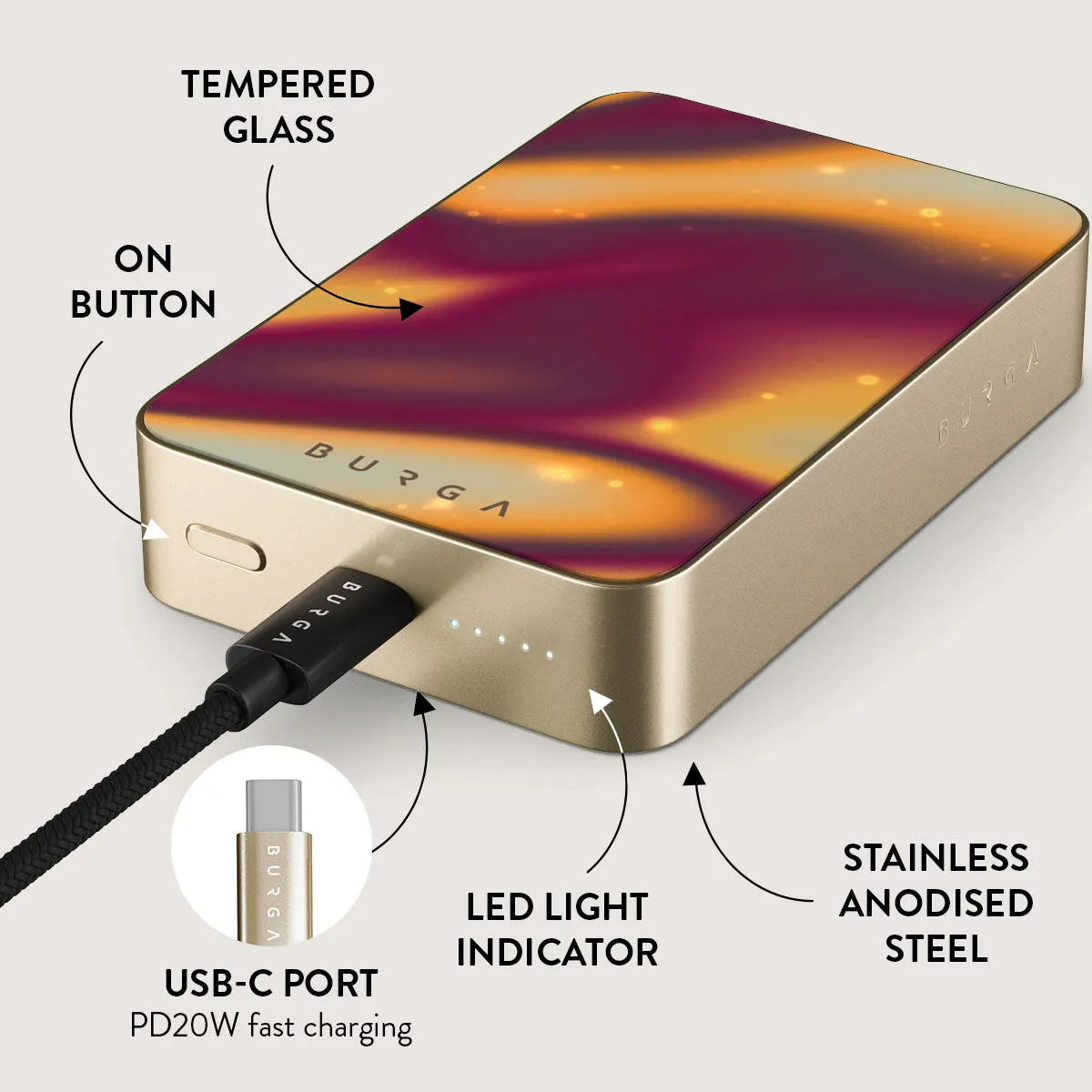 Twin Flame - Magnetic Power Bank