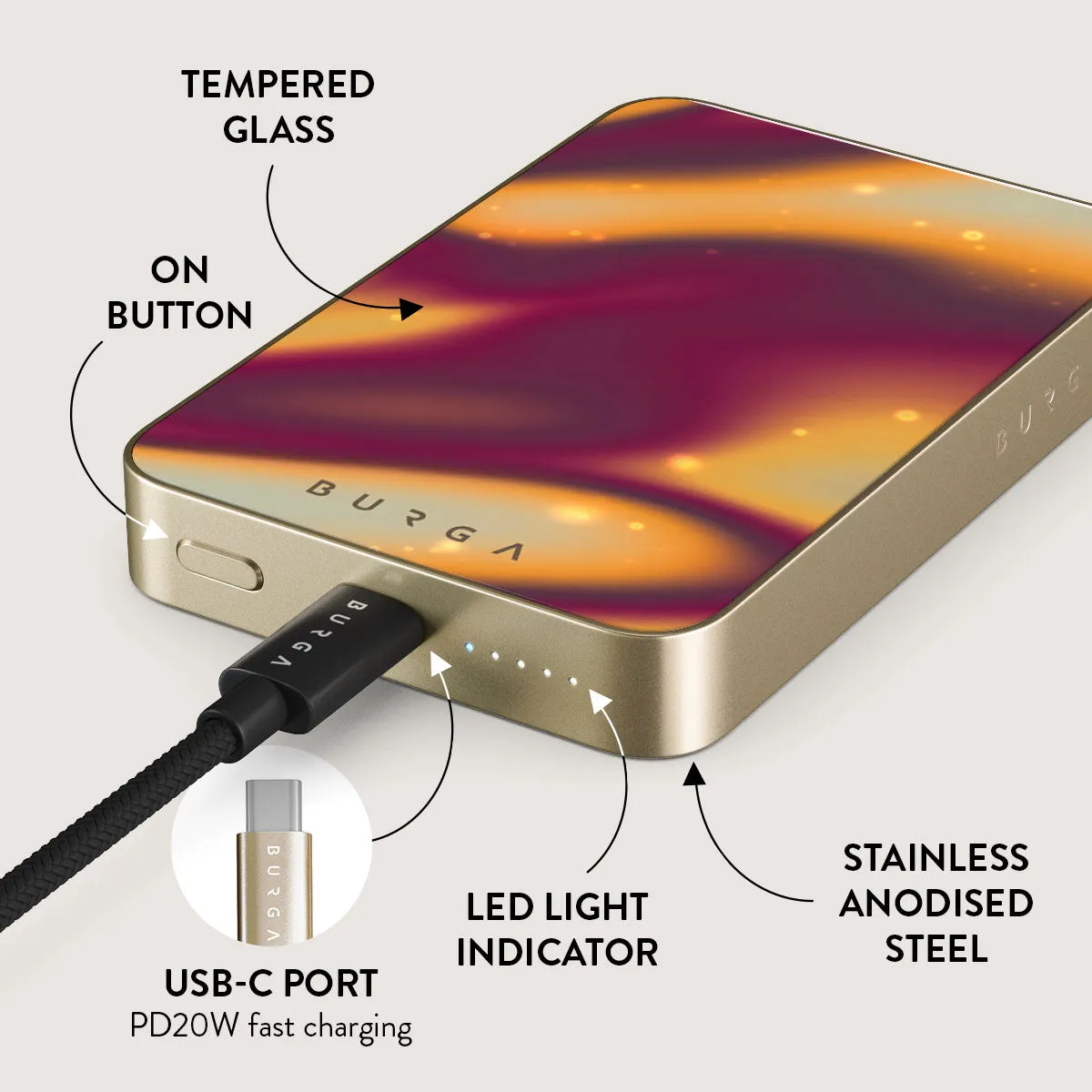 Twin Flame - Magnetic Power Bank