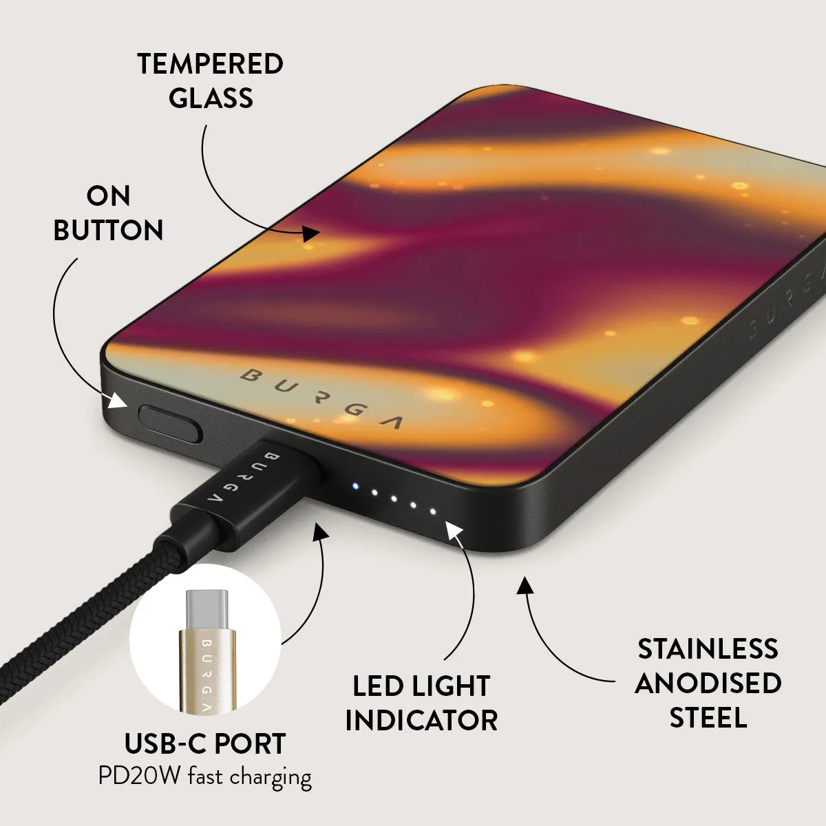 Twin Flame - Magnetic Power Bank