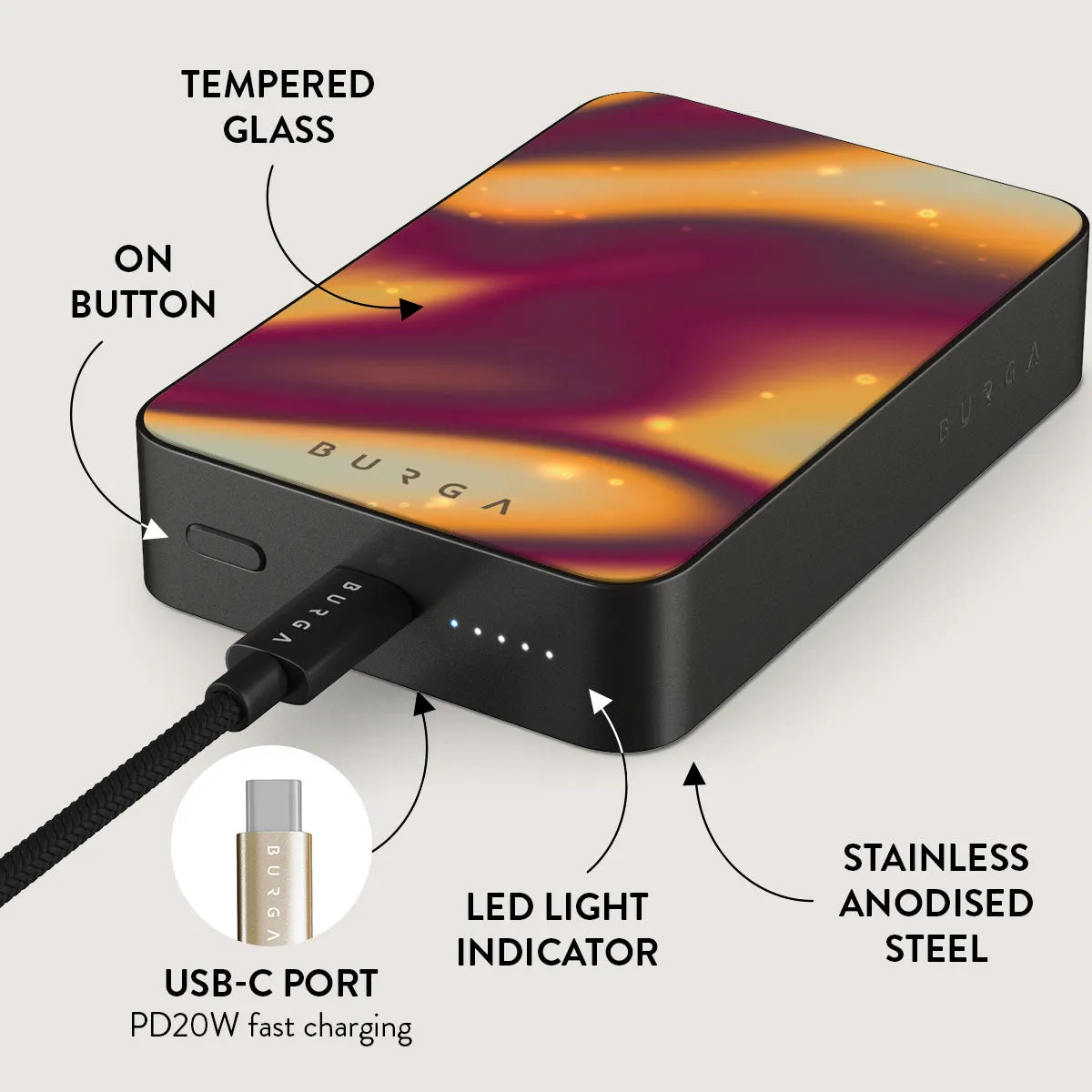 Twin Flame - Magnetic Power Bank