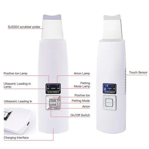 Ultimate Facial Spa Skin Scrubber: Vibration Massager for Deep Cleansing, Blackhead Removal, Pore Cleaning, and More
