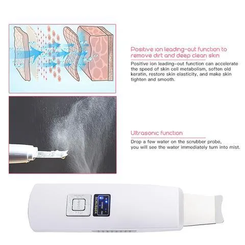 Ultimate Facial Spa Skin Scrubber: Vibration Massager for Deep Cleansing, Blackhead Removal, Pore Cleaning, and More