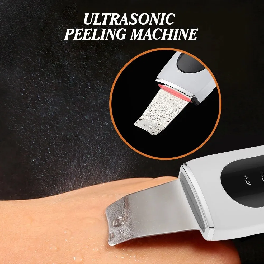 Ultrasonic shovel machine Facial Skin Scrubber Electric Blackhead Remover