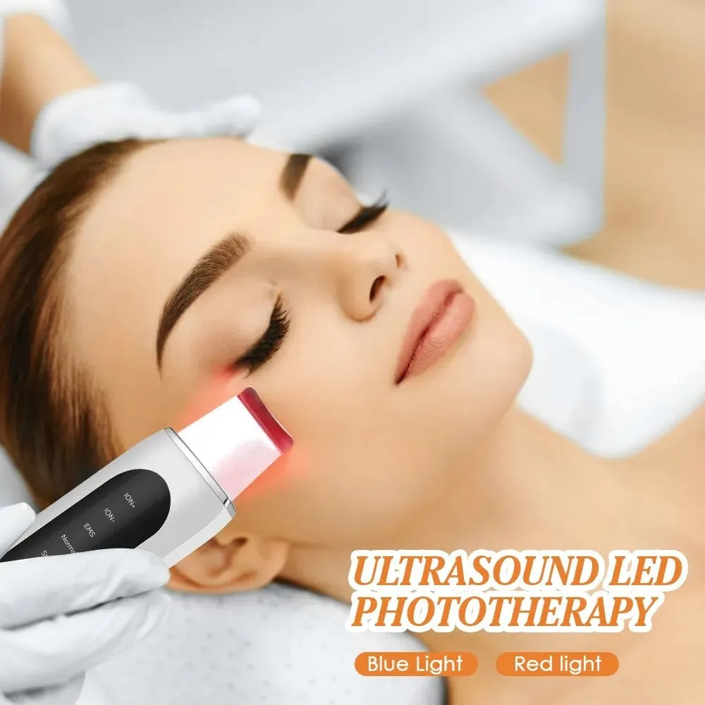 Ultrasonic shovel machine Facial Skin Scrubber Electric Blackhead Remover