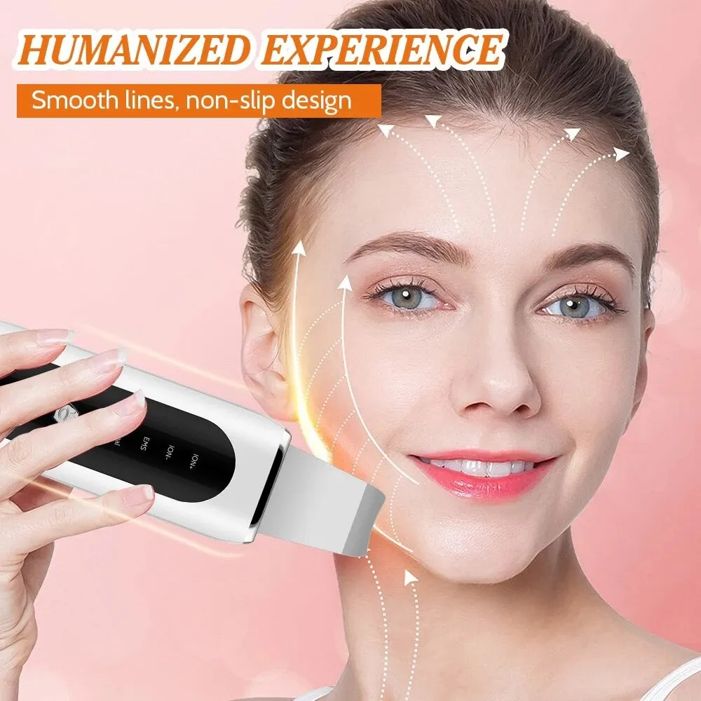 Ultrasonic shovel machine Facial Skin Scrubber Electric Blackhead Remover