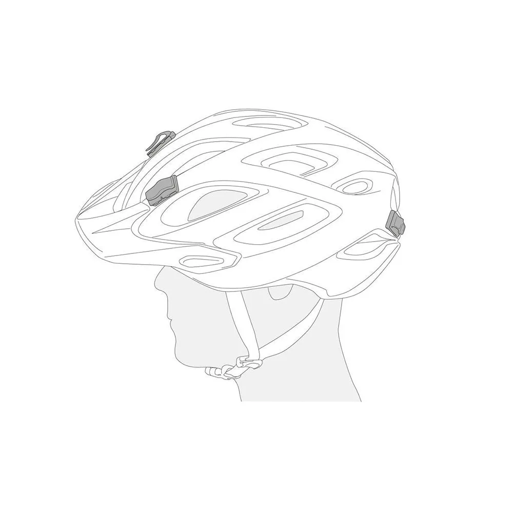 Uni-Adapt Adhesive Headlamp Helmet-Clips