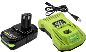 Upgraded 3.5Ah 18V Battery & Charger Combo for Ryobi 18V ONE  Tools