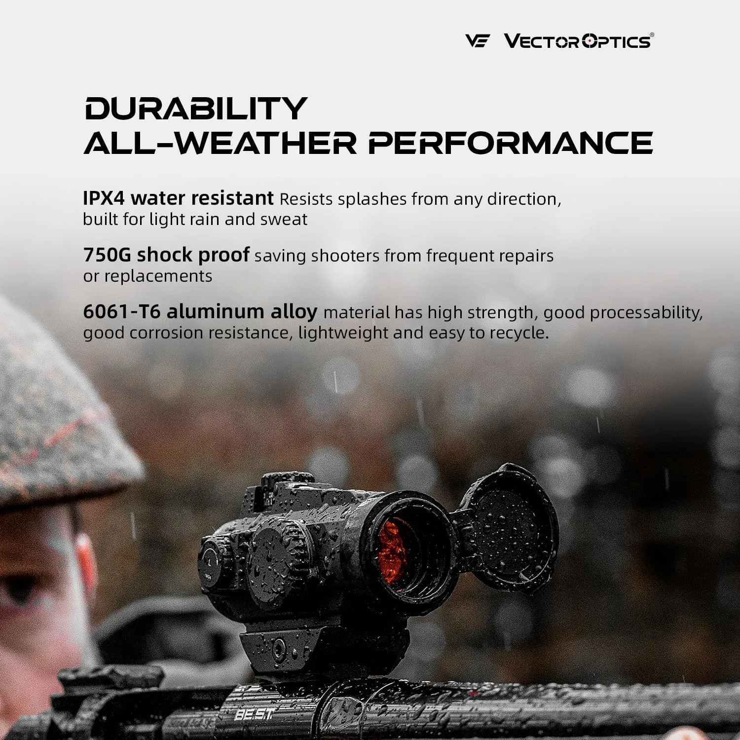Vector Optics 1x22 Red Dot Scope Compact Reflex Sight, Quick Detach, 3 MOA Dot Size w/High & Low Profile Picatinny Mount Co-Witness