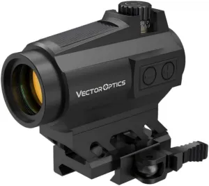 Vector Optics 1x22 Red Dot Scope Compact Reflex Sight, Quick Detach, 3 MOA Dot Size w/High & Low Profile Picatinny Mount Co-Witness