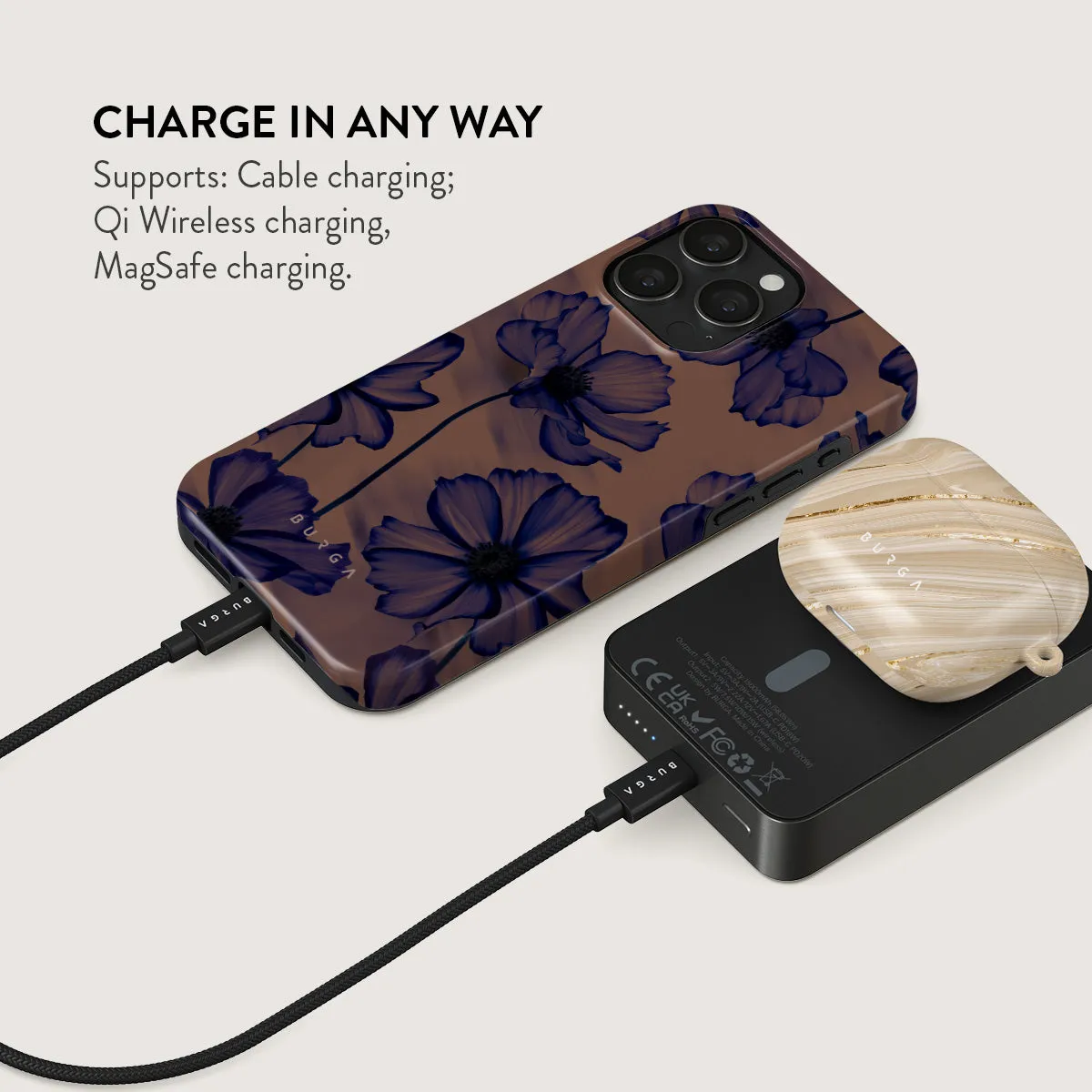 Velvet Night - Magnetic Power Bank