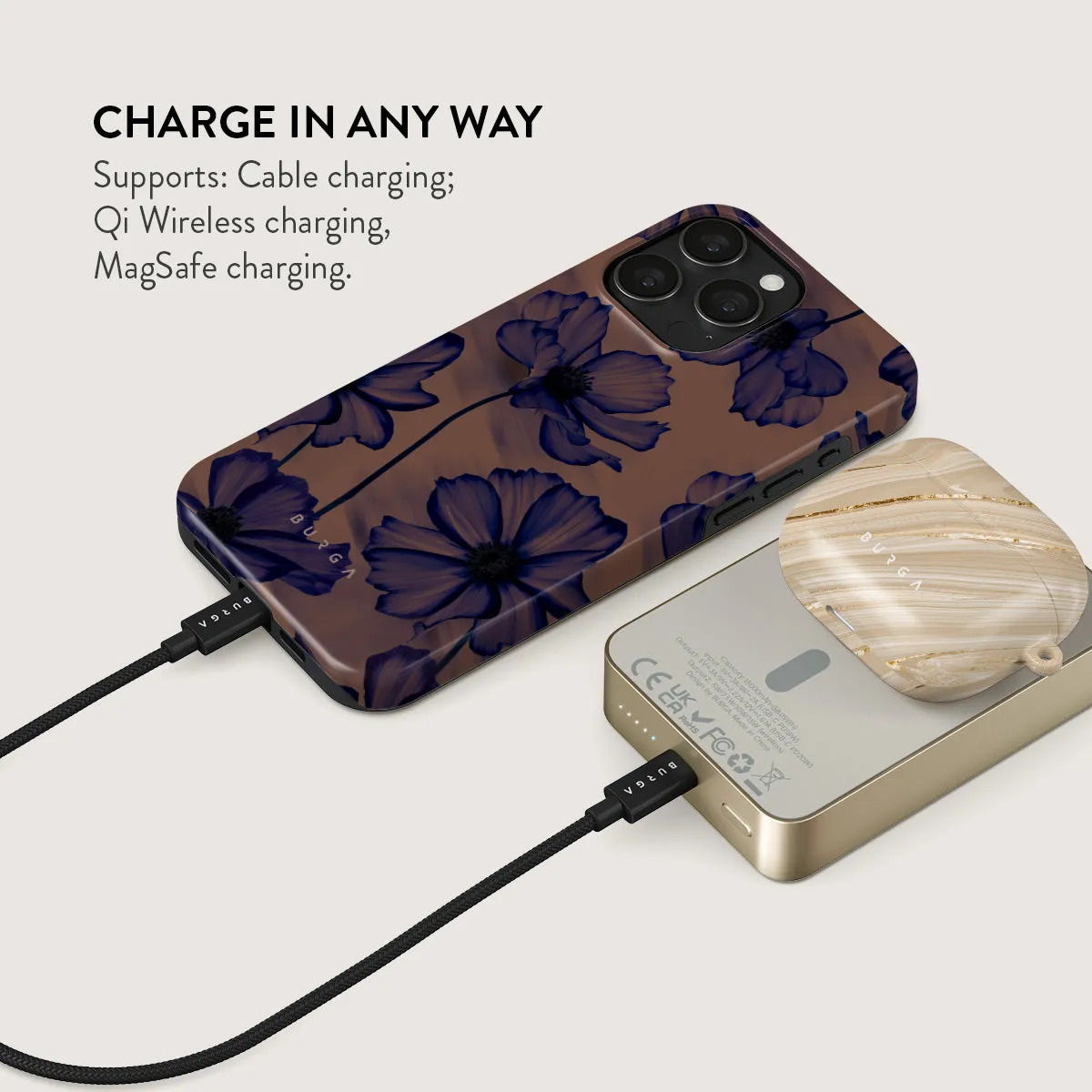 Velvet Night - Magnetic Power Bank