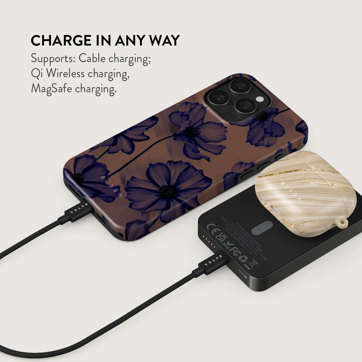 Velvet Night - Magnetic Power Bank