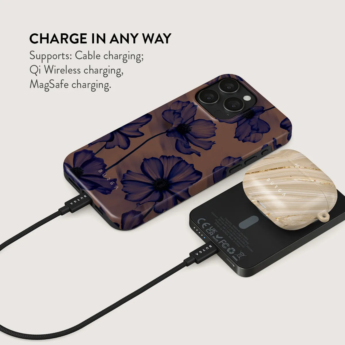 Velvet Night - Magnetic Power Bank