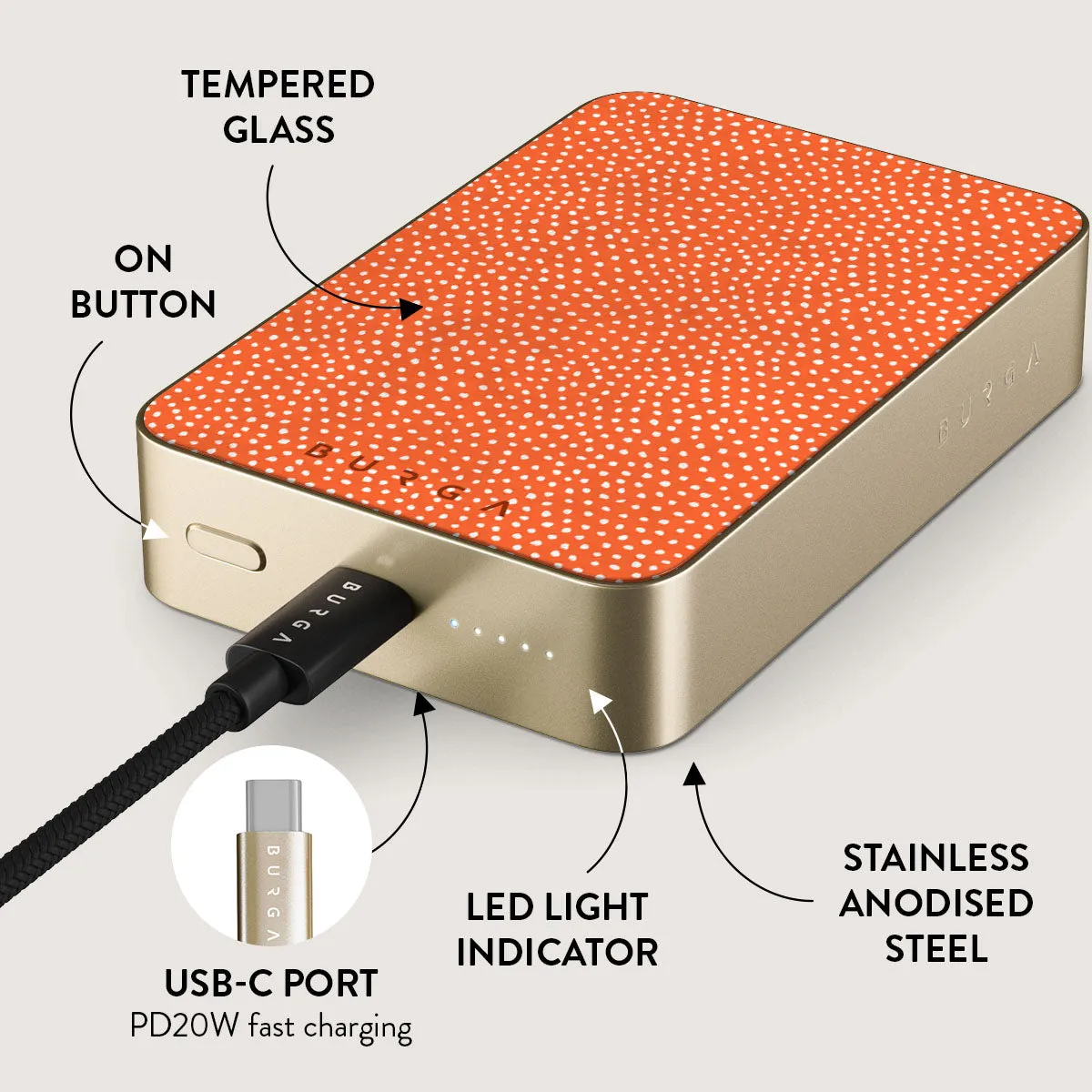 Vintage Edition - Spots Magnetic Power Bank