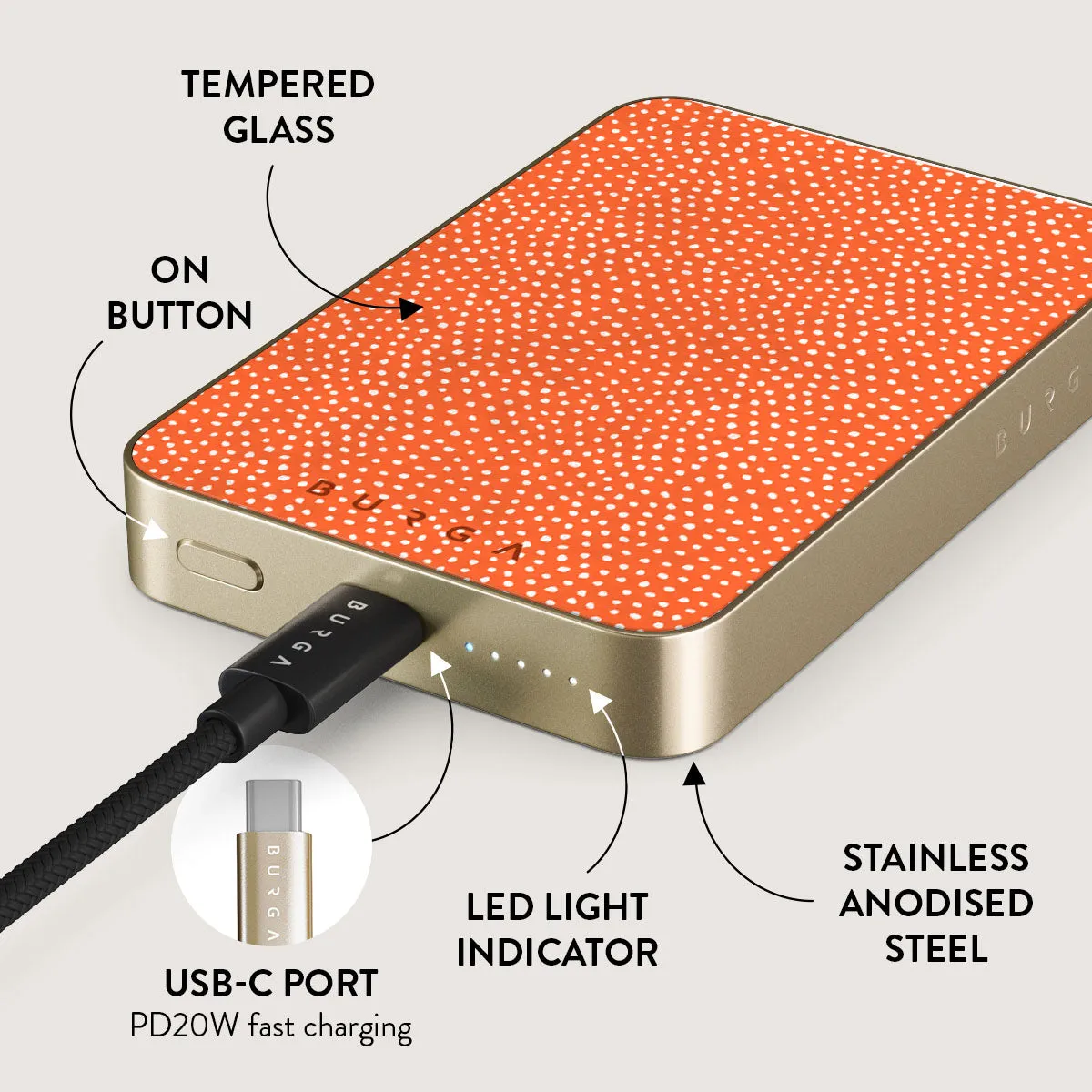 Vintage Edition - Spots Magnetic Power Bank