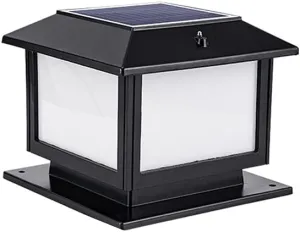 Vintage LED Solar and Electric Column Headlights, Aluminum Lamp Body, Modern Light Emitting Diode Single Outdoor Door Wall Lamp 12, 16, 20 Inch Black Octopus feet