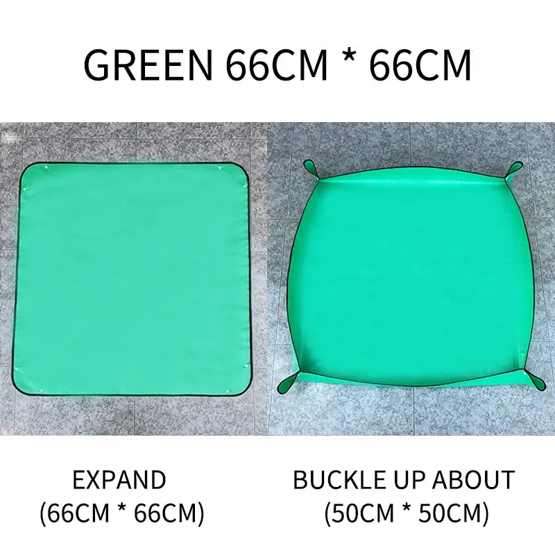 Waterproof Foldable Planting Mat Garden Potting Pad for Plant Flower Pot Transplanting Farm Bonsai Gardening Tools and Equipment