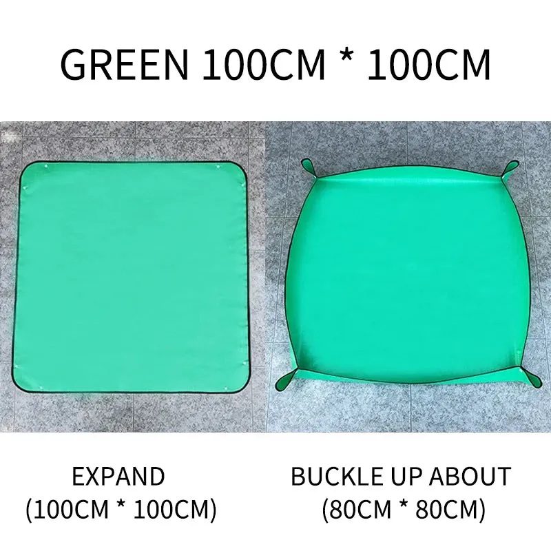Waterproof Foldable Planting Mat Garden Potting Pad for Plant Flower Pot Transplanting Farm Bonsai Gardening Tools and Equipment