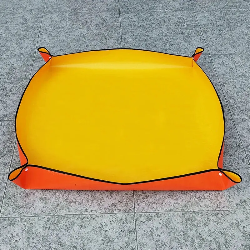 Waterproof Foldable Planting Mat Garden Potting Pad for Plant Flower Pot Transplanting Farm Bonsai Gardening Tools and Equipment