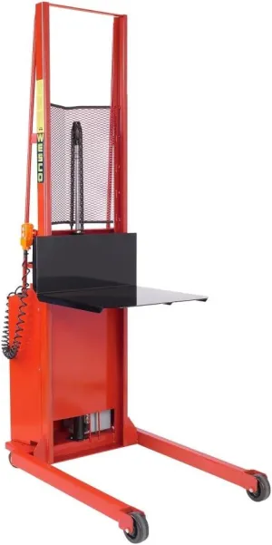 Wesco Lexco Power Lift Stackers With Optional Power Drive - 24X24" Platform - 5-3/4-80" Lift Height - Power Lift