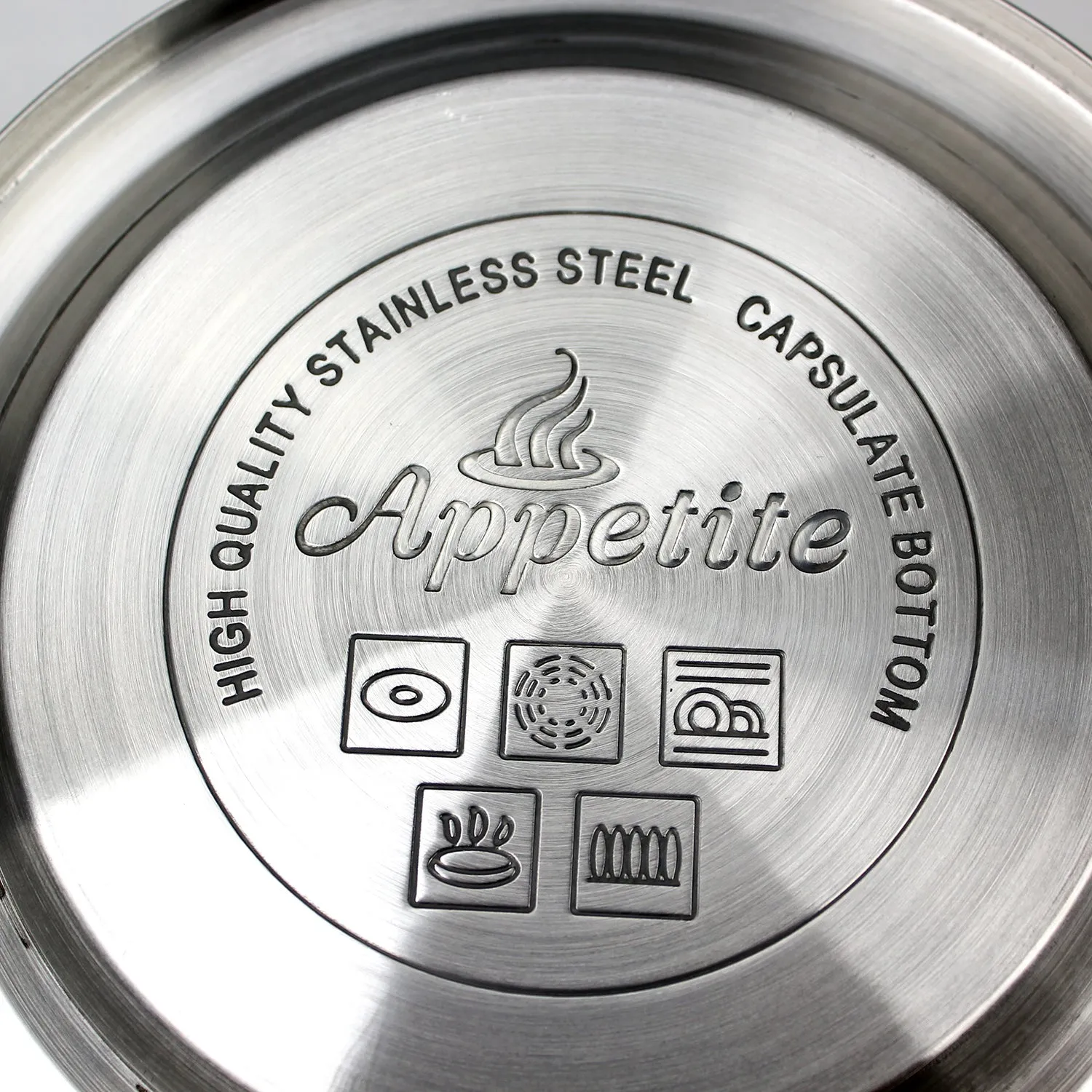Whistling Kettle Stainless Steel Silver Tea Teapot Camping Stove Top 2.5L Black
