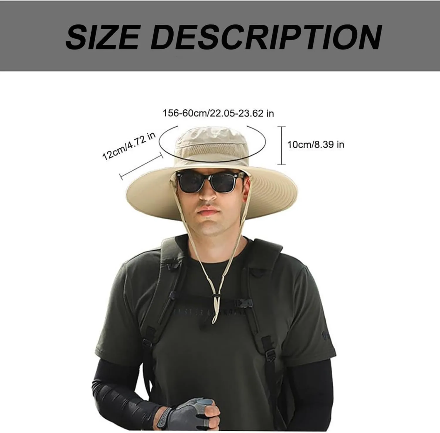 Wide Brim Solar Fan Hat Outdoor Fishing, Solar Panel Fan Outdoor Hat, Solar Powered Double Fan Hat, USB Charging Fan