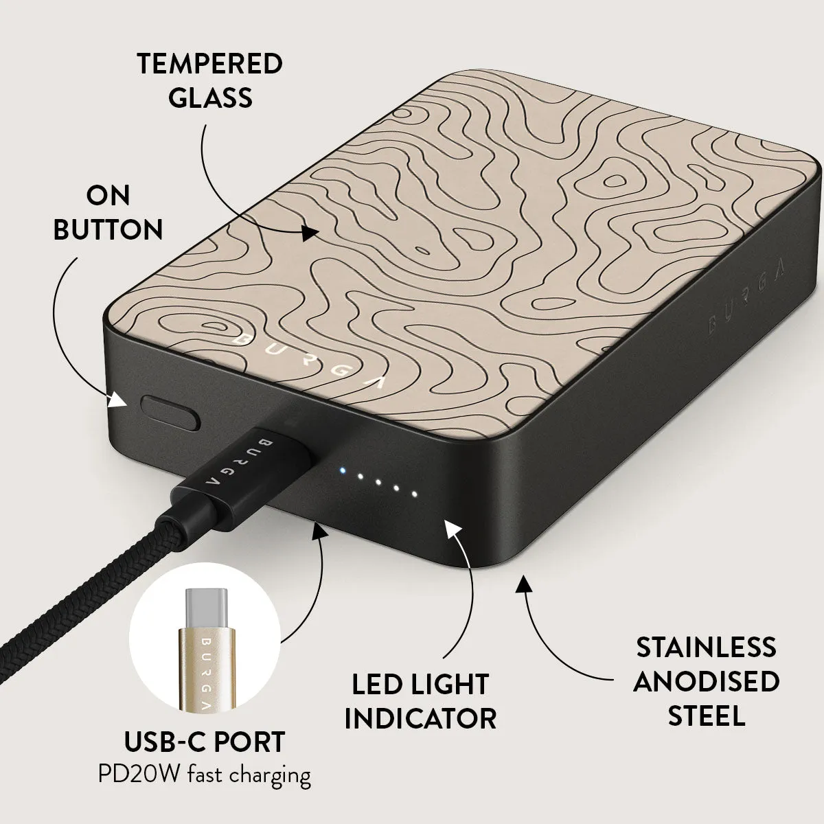 Wild Terrain - Minimalist Magnetic Power Bank