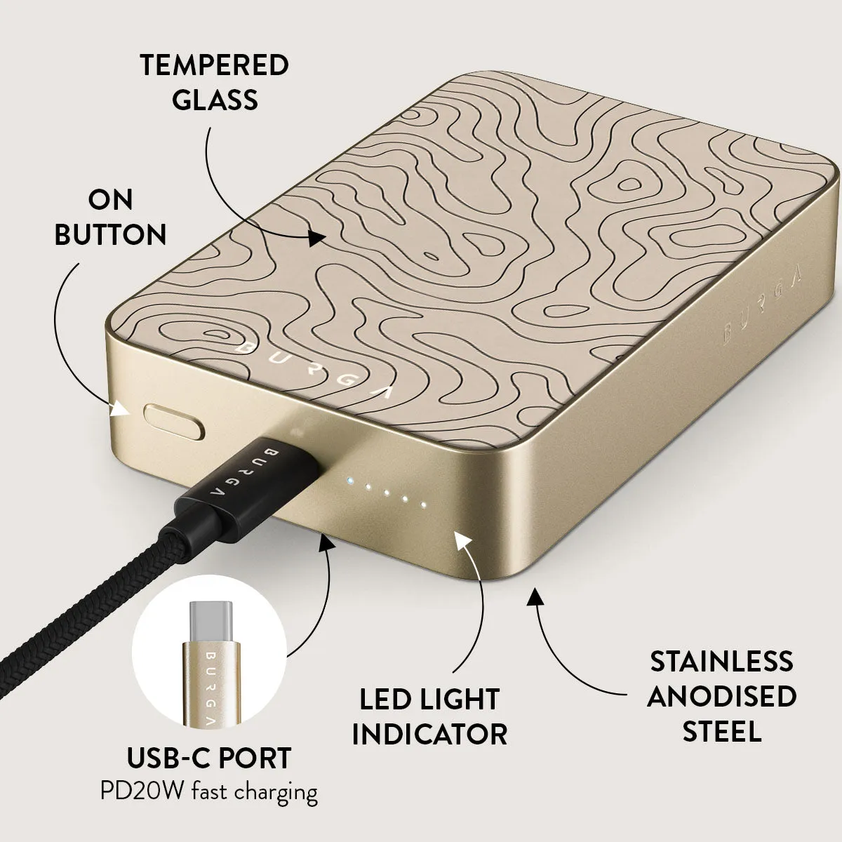 Wild Terrain - Minimalist Magnetic Power Bank