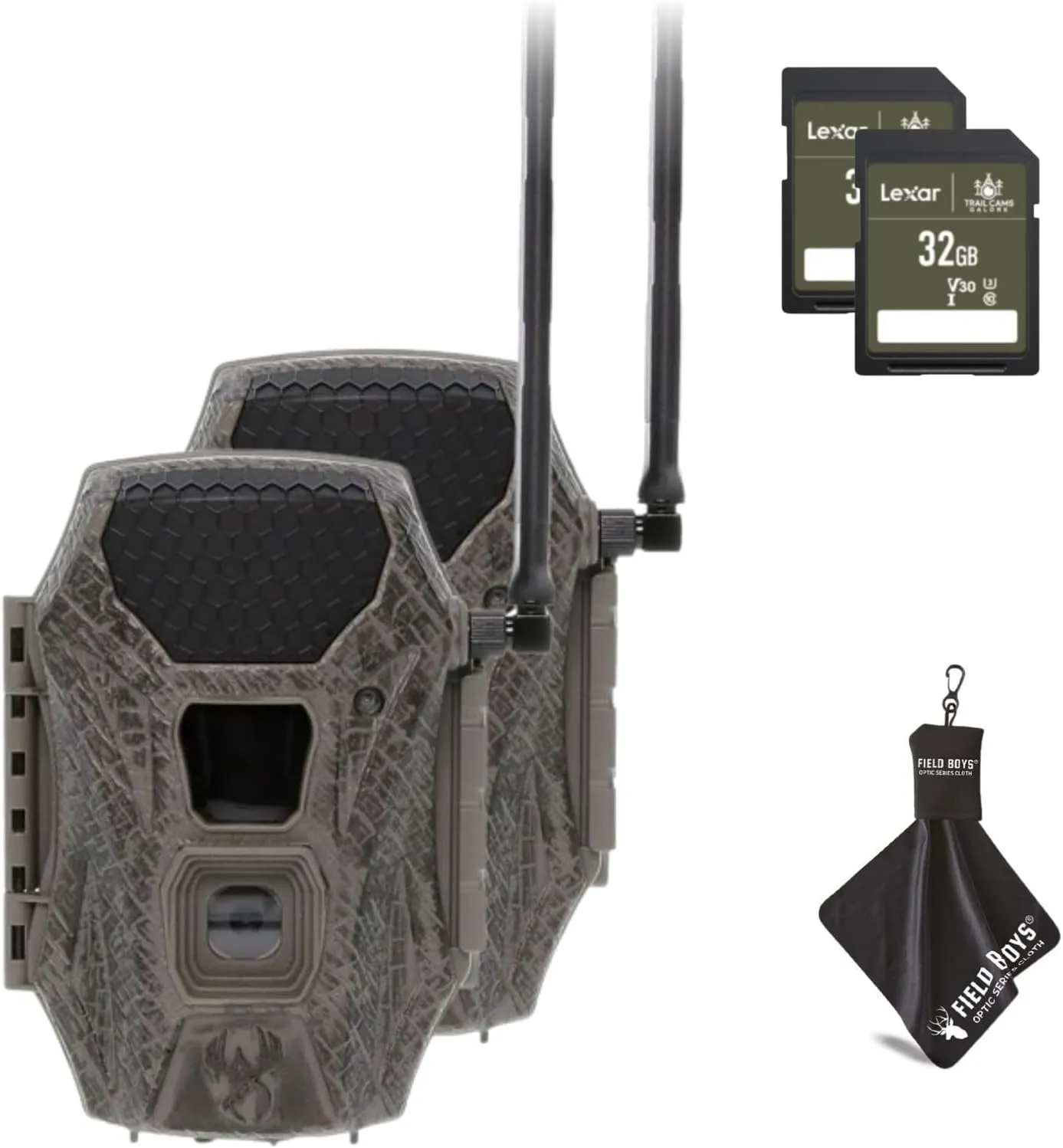 Wildgame Innovations WGI-TERACC: Terra Xt Cellular Camera / 24Mp Includes Two 32GB SD Cards and Microfiber Cleaning Cloth (2PK)
