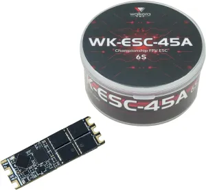 WK-ESC-45A 6S FPV Racing Level ESC,Multi-Protocol Support PWM、onshot125、 dshot150、 dshot300、dshot600 wk_Link,Ultra-Light Design,Easy to Install