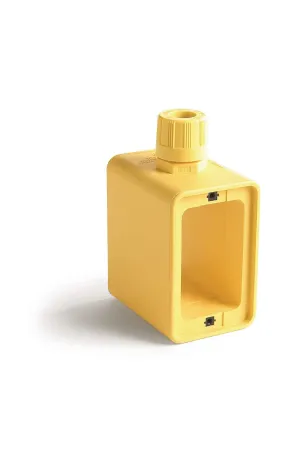 Woodhead 3080 Super-Safeway Outlet Box, Box With Duplex Plates, Extended Depth, C-Clamp, 0.325–0.655" Cord Diameter