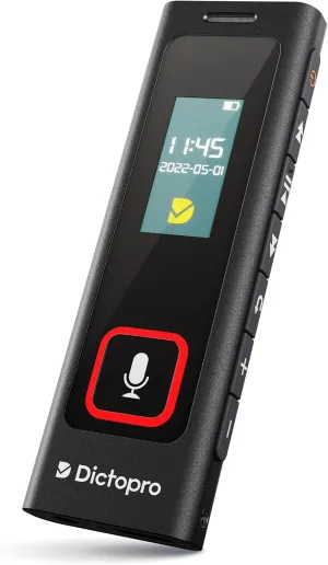 X200 - Voice Activated Digital Recorder, 32GB, 582H Battery, Noise Reduction, Portable Audio Recorder with Mic for Lectures, Meetings, Interviews - Clear Sound Quality