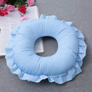 xuuyuu Soft Face Rest Pillow, Polyester Face Support Relax Pillow Beauty SPA Salon Massage Hollowed Pillow Travel Nap Relaxation Rest Cushion for Massage Table Travel Home Use(Blue)