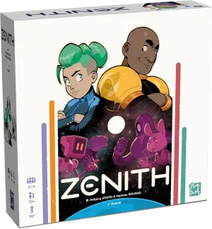 Zenith - Hand Management Board Game, Competitive Team Card Game, Tactical Solar System Diplomacy Game, Ages 10 , 2-4 Players, 30  Minutes
